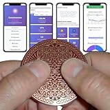 Powerforms Soul Activator - Consciousness Tracking Starter Tool with Free App - Pocket Energy Device for Daily Balance & Emotional Wellness - Sacred Geometry Copper Antenna 2.25