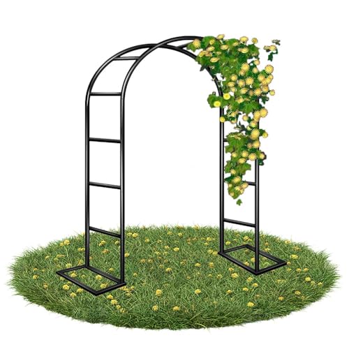 Arche de jardin 157x98,4 po pour structurer un grand espace extérieur