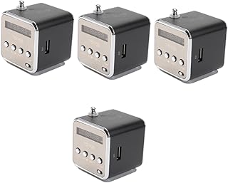 UKCOCO Radio Small Radio 4 Sets Mini Speaker Outdoor Speaker Outdoor Gifts Out Door Speakers Mp3 Player with Speaker Small Kitchen Radio Portable Speaker Small Speaker Creative Speaker