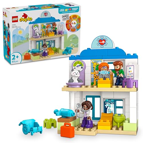 Image of LEGO DUPLO Town First Time: Visit with The Doctor 10449 Building Blocks Toys for 2+ Gift for Boys and Girls