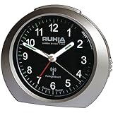 Weckwiederholung (Snozze) Ruhla Wecker Analoger Funkwecker Modell RC-258-1 No Tick