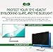 ANBAC 20.1 Inch Desktop Privacy Screen Shield for 16:10 Wide Monitor - Anti Glare Computer Privacy Screen Cover | Blue Light Blocking Screen Protector | Scratch Resistant UV Filter | Attachment Type