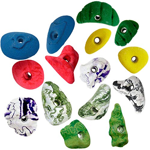 Micro supports assortis Metolius par pack de 15 pièces pour escalade