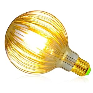 Led-lampen Globe Edison Bulb G95 Led Gloeilamp 2500 Kelvin Warm Wit 220/240 V E27 Decoratieve Gloeilamp (Gouden…