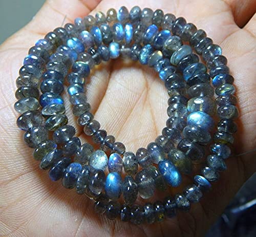 Perles labradorite de lithothérapie pour fabriquer un bijou de protection