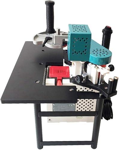 Miniatura 3 de MXBAOHENG Máquina de encolado de borde de banda de borde portátil JBT90 Máquina de encolado de madera de 0.394-1.772 in de ancho/1.6-16.4 ft/min