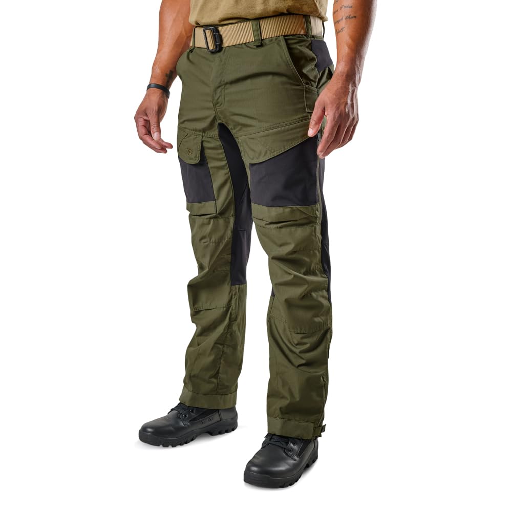 Tru-Spec Xpedition Tactical Pants for Men - Water-Resistant Outdoor Work &amp; Hiking Pants with Dual Zippered Cooling Vents