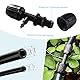 VooGenzek 10 Stücke Tee Anschluss, 3-Wege Barbed Garten Schlauch Verbinder, Bewässerung Connector für 13/16 mm bis 4/7 mm, Gartenbewässerung Wasser Divider für Garten, Rasen, Schwarz