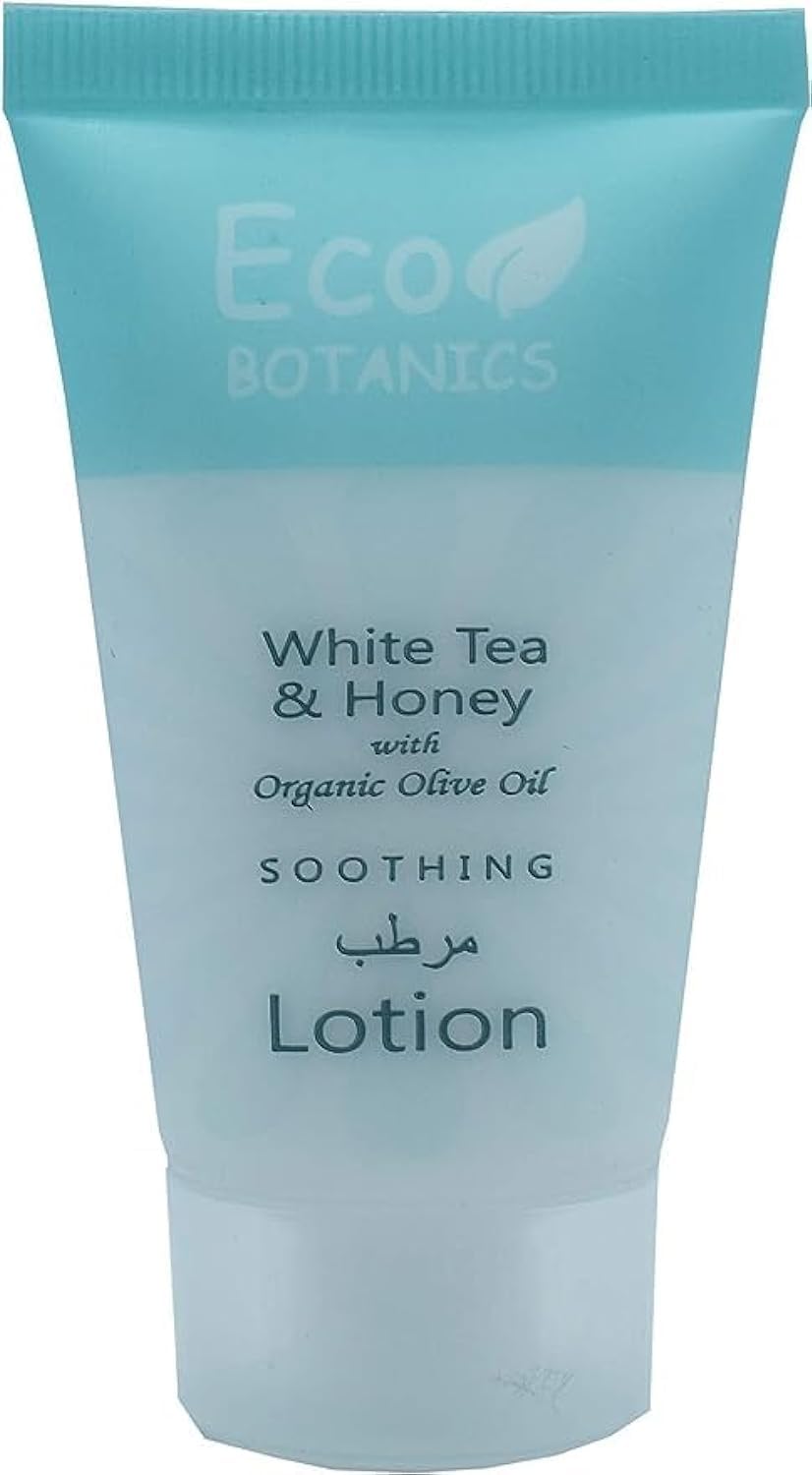 ๐๐ฎ๐ฑ๐ฎ๐ซ๐ฒยฎ Eco Botanics Lotion Travel Size in 30ml (Pack of 250pcs) White/Blue Transparent Flip Cap