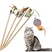 Hisocute Toy for Indoor Scratcher Toy Interactive Toy for Boredom Kitten Teaser Wand Teaser Self-Playing Tumbler Kitten Teaser Wand
