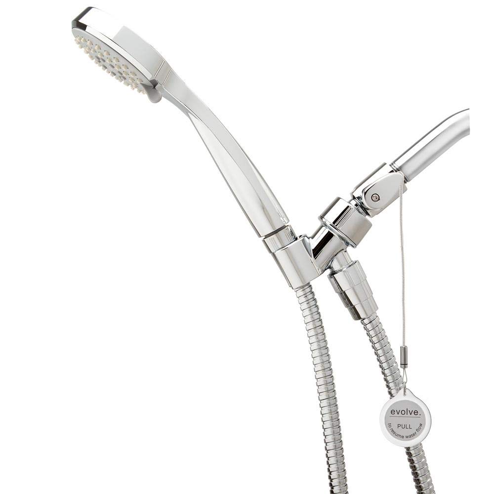 evolve Technologies Evolve 3-Spray 1.5 GPM Handheld Showerhead with ShowerStart TSV in Chrome