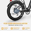 VELOWAVE Electric Bike 26" Fat Tire Ebike Electric Bike for Adults with Peak 1200W Brushless Motor 48V 15AH Removable LG Cell Battery Step-Thru E Bike Shimano 7-Speed with Lock& Bell #2