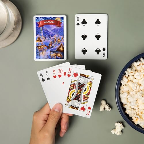 Lantern Press Delaware, Baraja de Poker 52 Cartas miniatura 2
