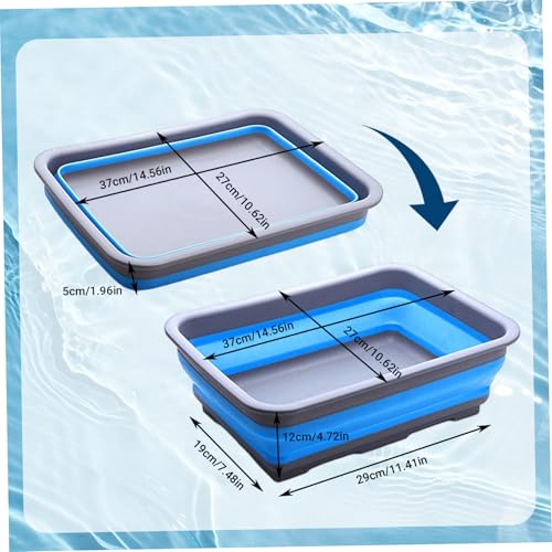 Accesorios para piscinas sobre el suelo baño de pies plegable portátil 7