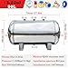 CHZDPP High Pressure Vacuum Degassing Chambers Kit/Air Tank for Factory, Metal Gas Storage Vessel with with Fittings, Mini Multi-Purpose Mirror Air Reservoir Tank(Size:50L/13.2Gal)