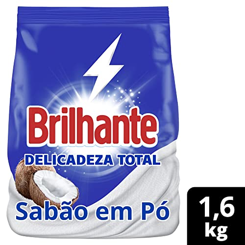 Brilhante Lava-Roupas Em Pó Roupas Brancas e Coloridas Ativo Concentrado Delicadeza Total Pacote 1 6