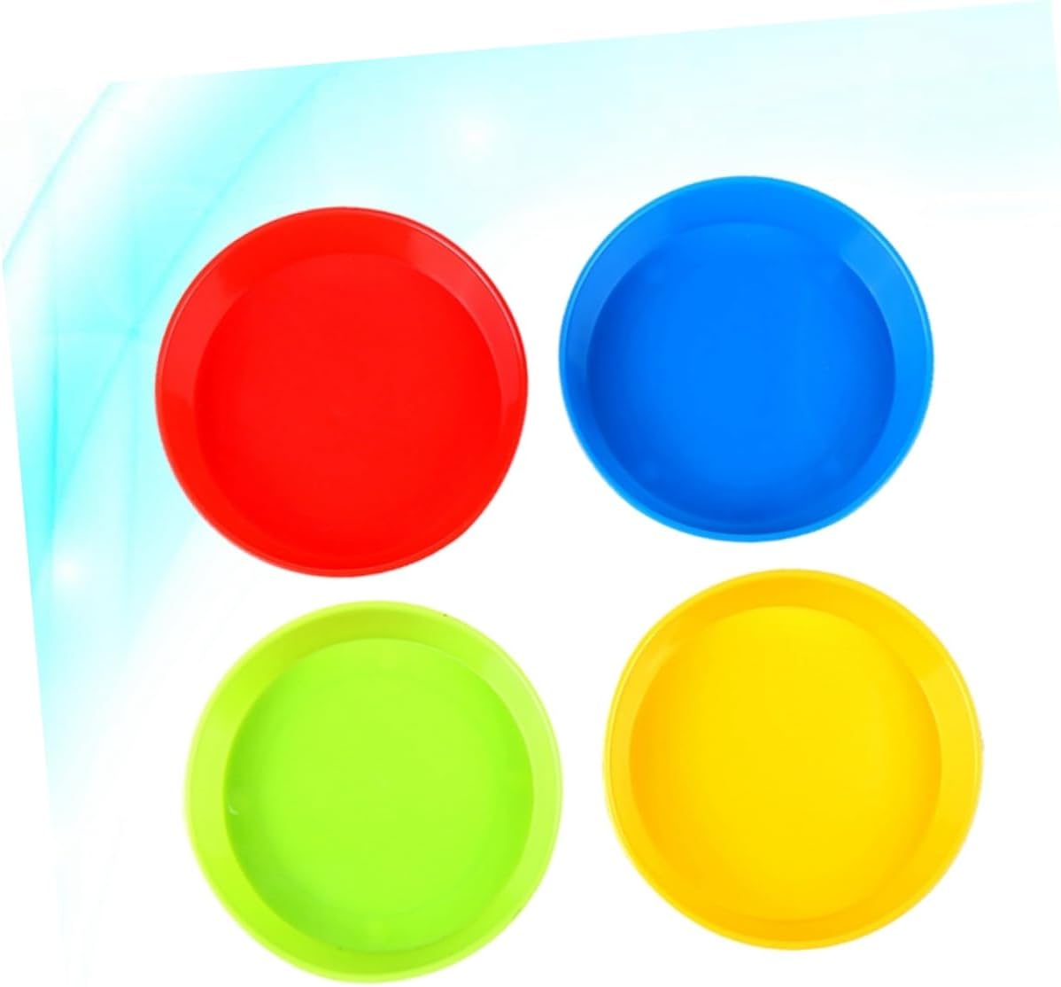 4pcs Plastic Paint Tray Set for Boys and Girls Mixing Cleaning Craft Use
