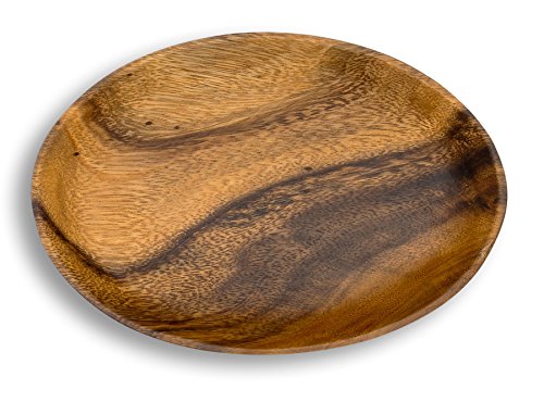 Holzschale Levandeo Akazie 19 cm oval für Snacks und Obst