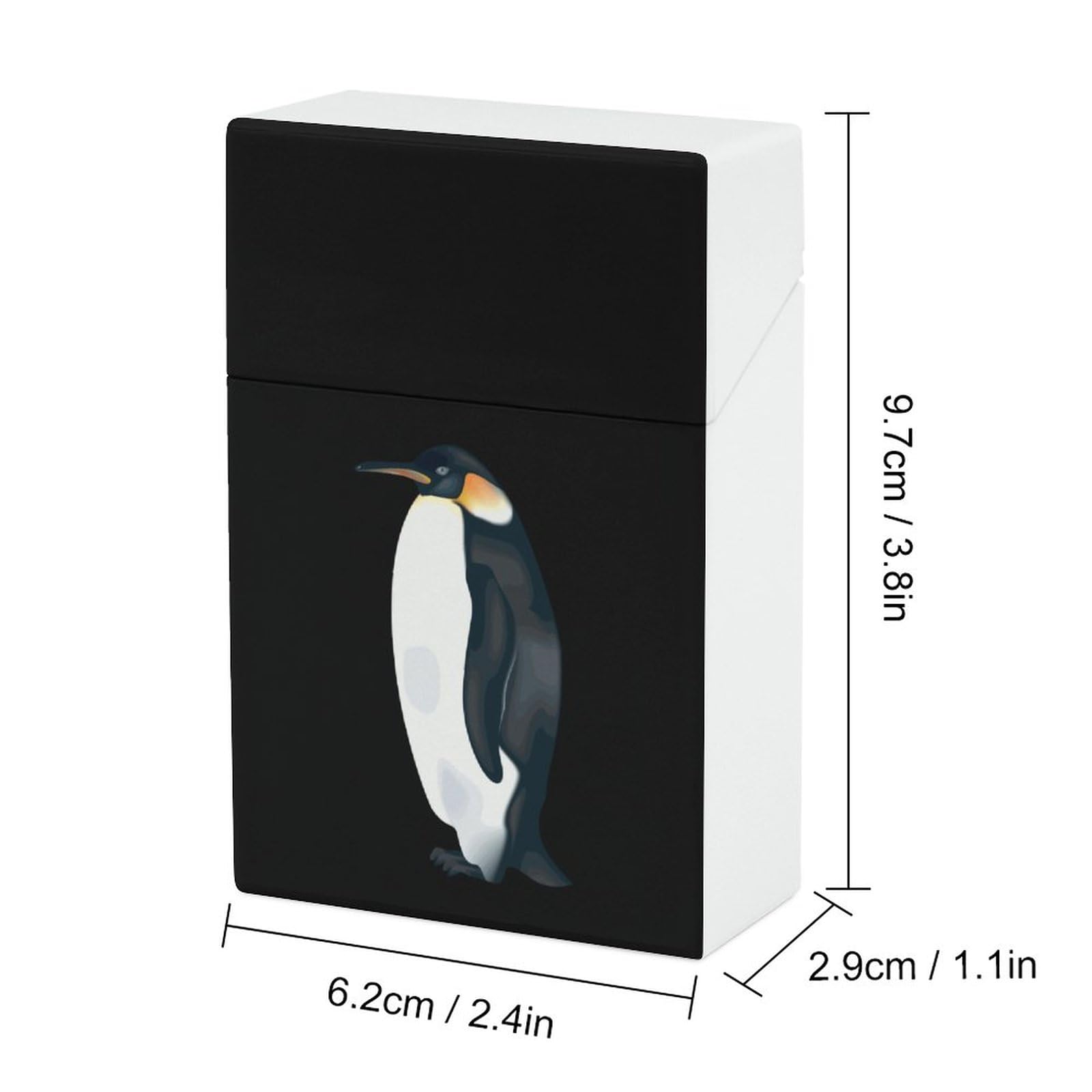 Cute Penguin Cigarette Case for Men Women Flip Open Cigarette Box Holder  for Home Travel : Amazon.co.uk: Fashion