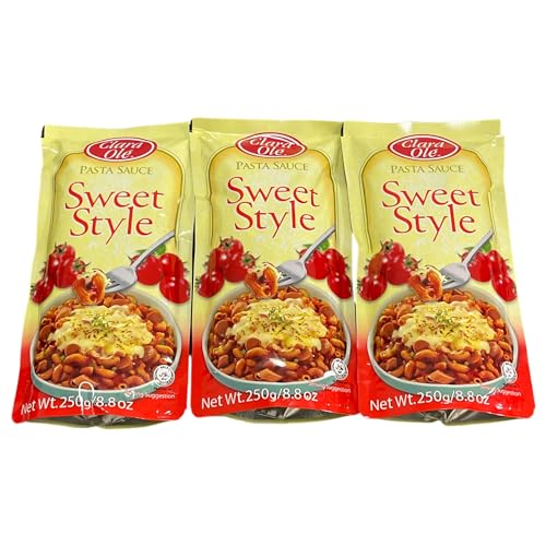 clara ole pasta sauce sweet style 250g, 3packs with original sticker