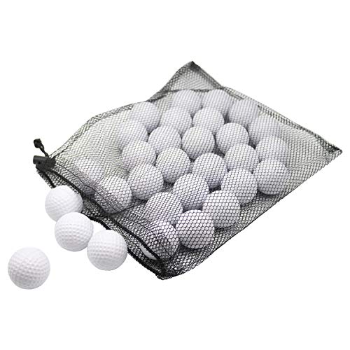 Image of 30 Pack Foam Golf Practice Balls - Realistic Feel and Limited Flight Training Balls for Indoor or Outdoor