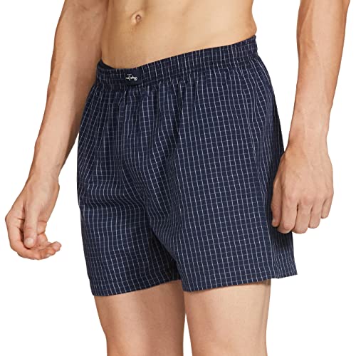 Image of Pepe Jeans Men's Cotton Boxer Shorts Relaxed Fit Striped Boxers (Pack of 2)