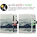 GOVTVA Double Stand Case for 7'' Kobo Libra Colour/Libra 2 Cover with Auto Sleep&Wake/Double Hand Strap/Magnetic Closure fits Kobo Libra e-Reader (Misty Mountains)