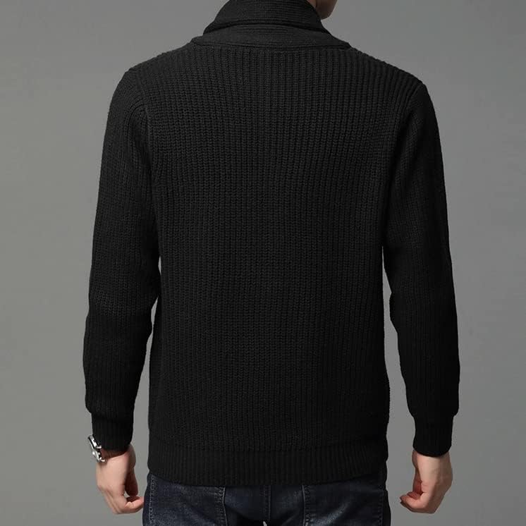 Pull veste décontracté en laine épaisse pour vos sorties d'automne et d'hiver