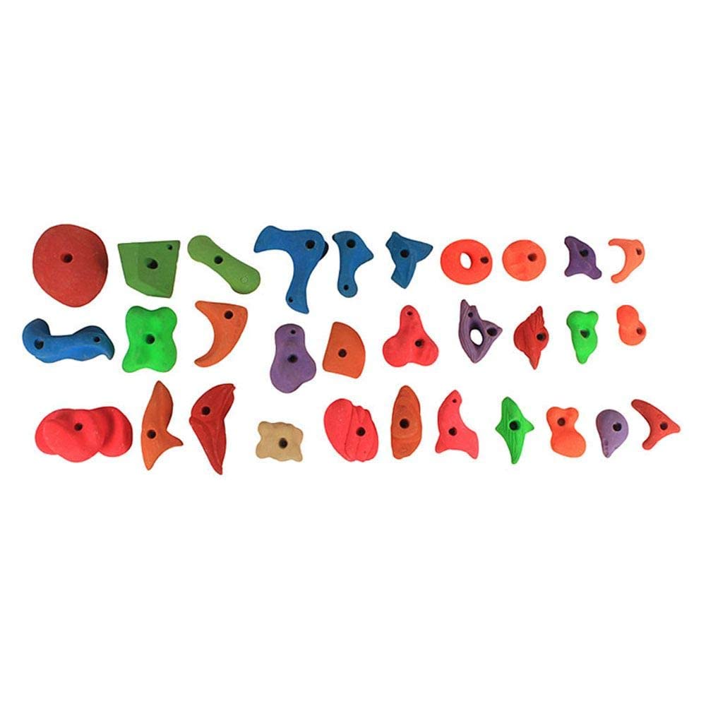 RIDDHI Multi-Size Wall Climbing Holds (Set of 25) for Kids and Adult,DIY Wall Climbing Holds for Indoor and Outdoor Play Set with Installation KIT || Made in India (B09RQVRTCH) Amazon Price History, Amazon Price Tracker