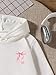 SOLY HUX Girl's Cute Hoodies Pullover Graphic Hooded Sweatshirts Long Sleeve Shirts Preppy Clothes White Bow 11Y