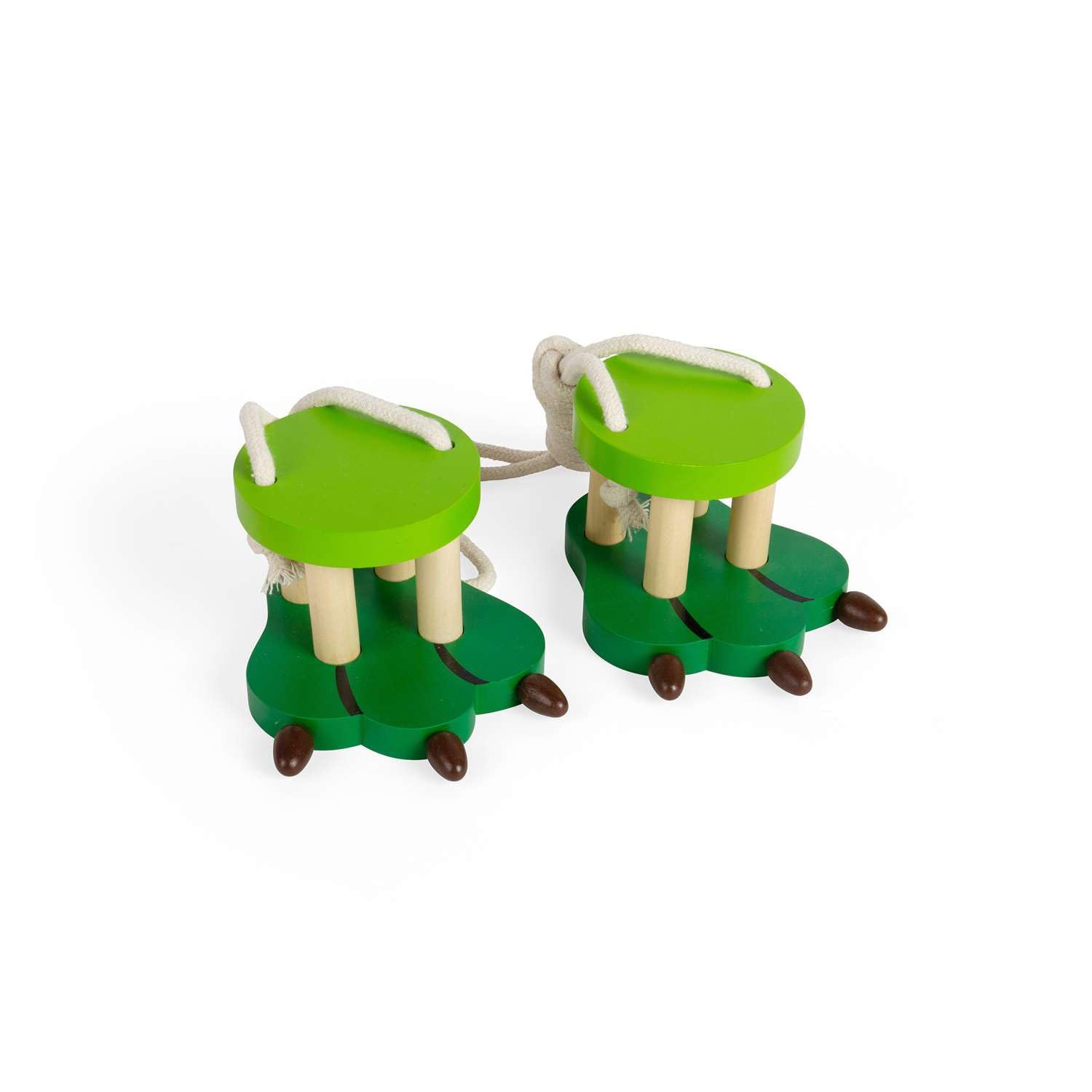 Bigjigs Toys Wooden Crocodile Footwalkers, Balance & Coordination Toy