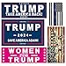 QSUM Trump 2020 Sticker 10 Pcs, Trump Bumper Stickers for Presidential Election - Five Different Sticker Designs - Limited Time Offer (PVC Sticker) (10 pcs)