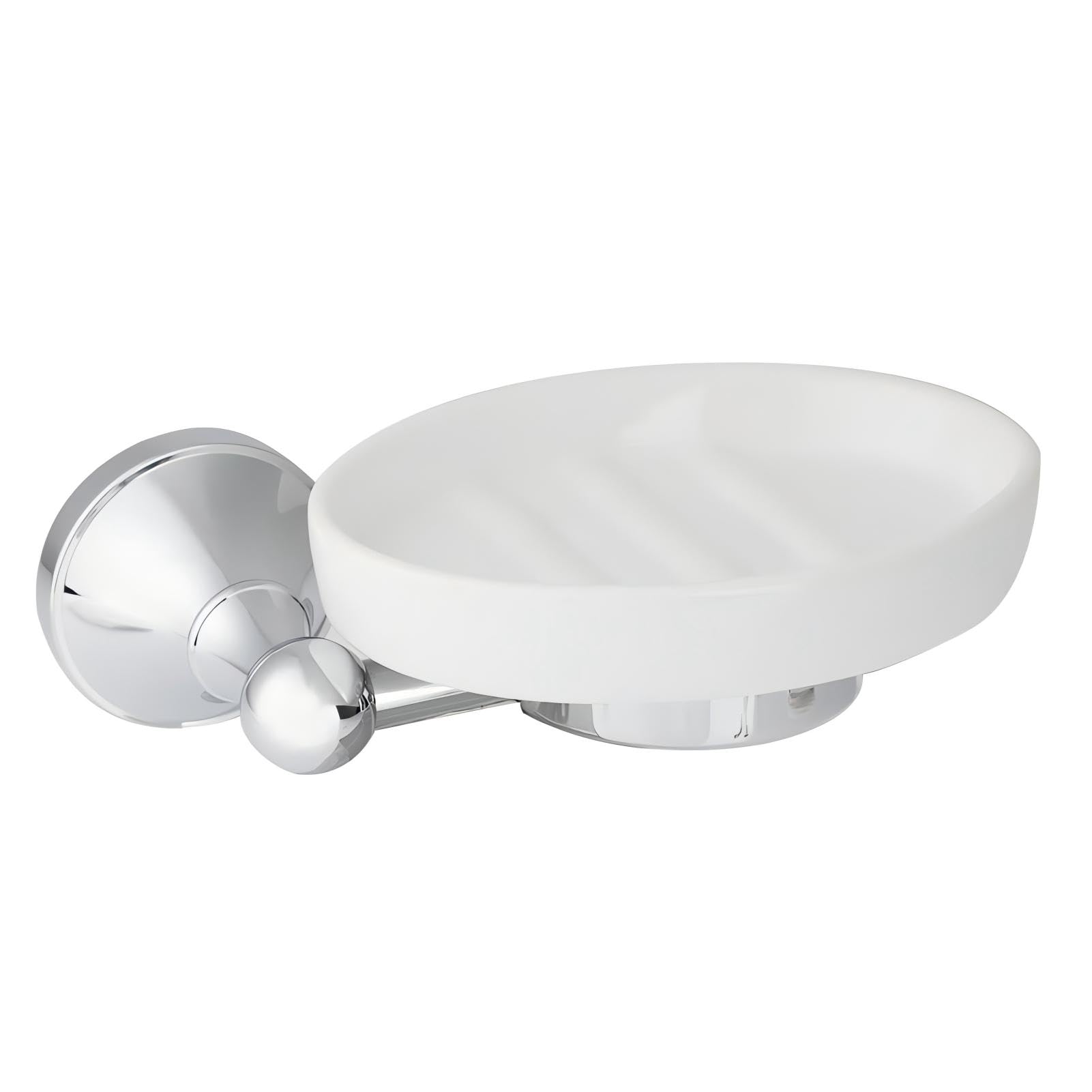VIFERR Soap Dishes Brass Wall Mounted Soap Holder Ceramic Soap Dish Holder for Home Kitchen Bathroom