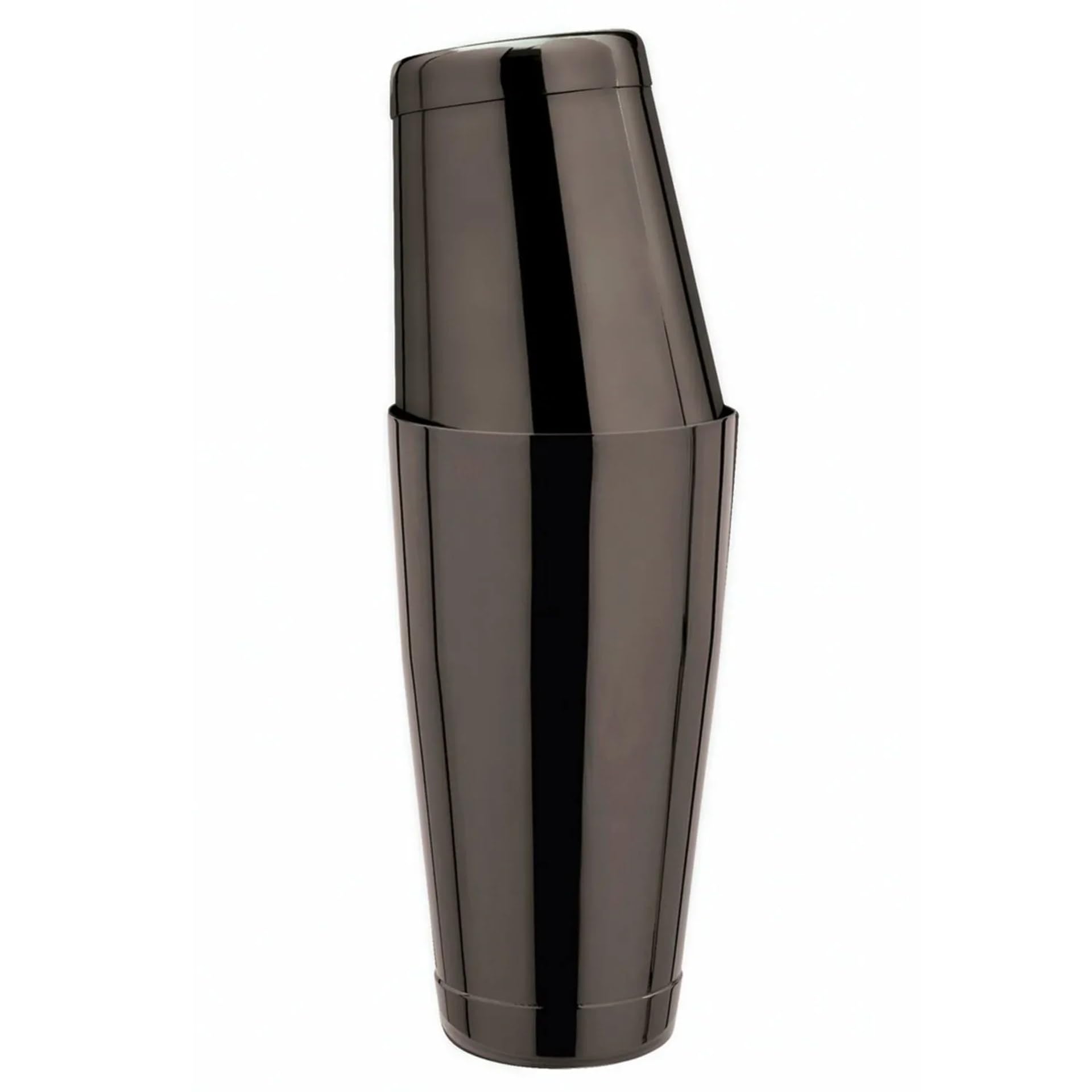 Coctelera TIN en TIN de acero inoxidable Gunmetal Blaca GMB 28oz/18oz
