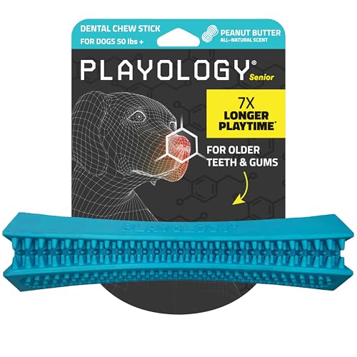 Playology Dog Toys | Dental Chew Stick for...