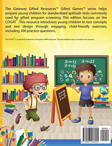 Createspace Classics Gateway Gifted Resources Gifted And Talented Cogat Test Prep Grade 2: Gifted Test Prep Book For The Cogat Level 8; Workbook For Children In Grade 2 thumb #1