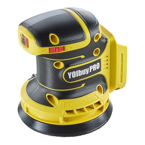 YOIbuy PRO 充電式 125mm ランダムサンダー マキタ18V互換...