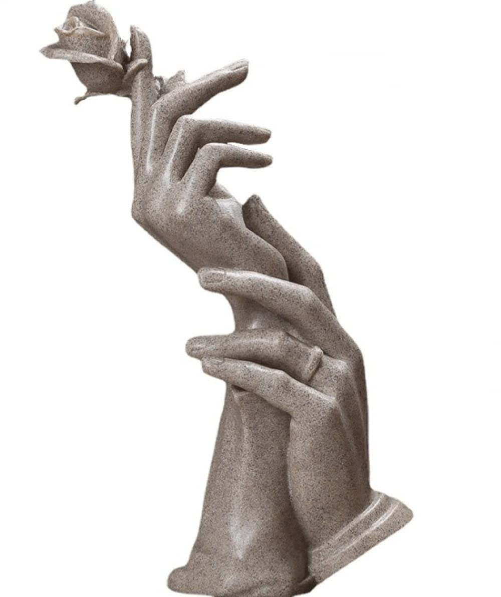 ZXGRfdefa figurine, Statues Simple Creative Art for Living Room Cabinet Porch Ornaments Sculpture Decoration