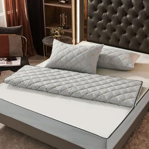 Protector de colchón impermeable 90x20 con cremallera ajustable gris 5