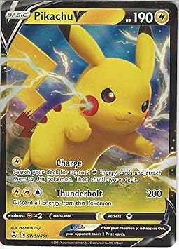 Pikachu V SWSH061 Pokemon Promo Card Shining Fates + 1x TitanCards  Toploader