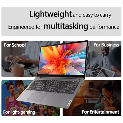 Lenovo IdeaPad Slim 3i Laptop 15.6" FHD Intel N100 miniatura 7