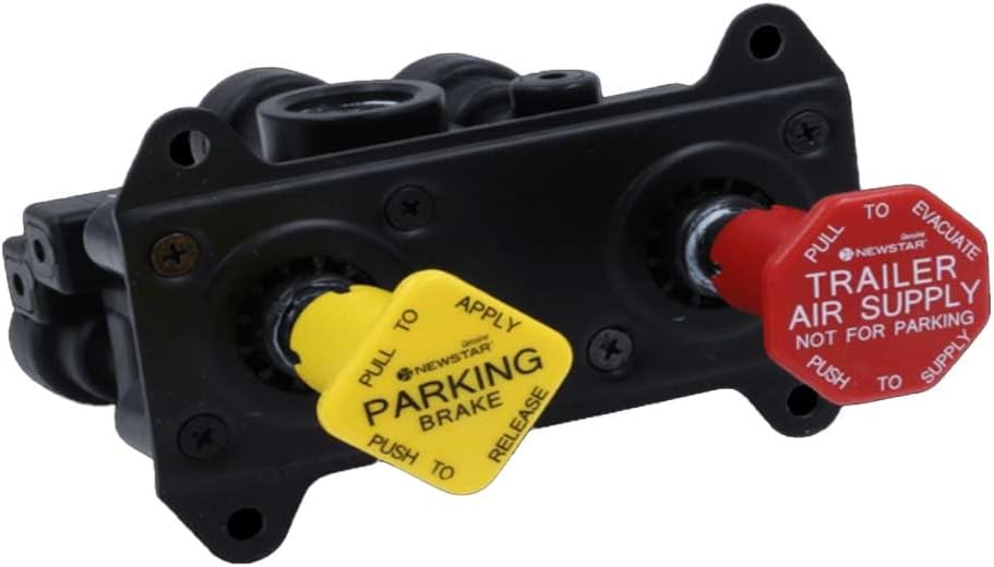 Mytee Products Trailer Parking Brake, MV3 Control Valve for Multiple International, Freightliner, Kenworth & Volvo Truck Replaces 800516, Bendix 065157 106331, Freightliner BW 800516