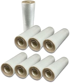 PSBM Coreless Stretch Wrap, 2 Pack, 18 Inch x 2000 Feet, 32 Gauge, Clear Plastic Cling, Hand Shrink Film for Pallet Moving Packing