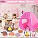 Viwulute Camping Set Toys with Pop up Tent Pretend Play Indoor Outdoor Camping Playset,Christmas Birthday Gifts for Toddlers Kids Girls 3-5 Years Old