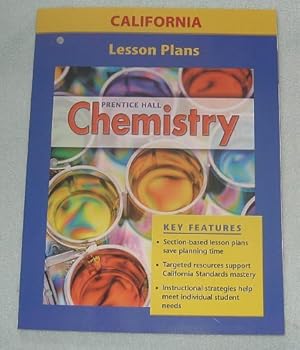 Paperback Prentice Hall Chemistry Lesson Plans for California Book