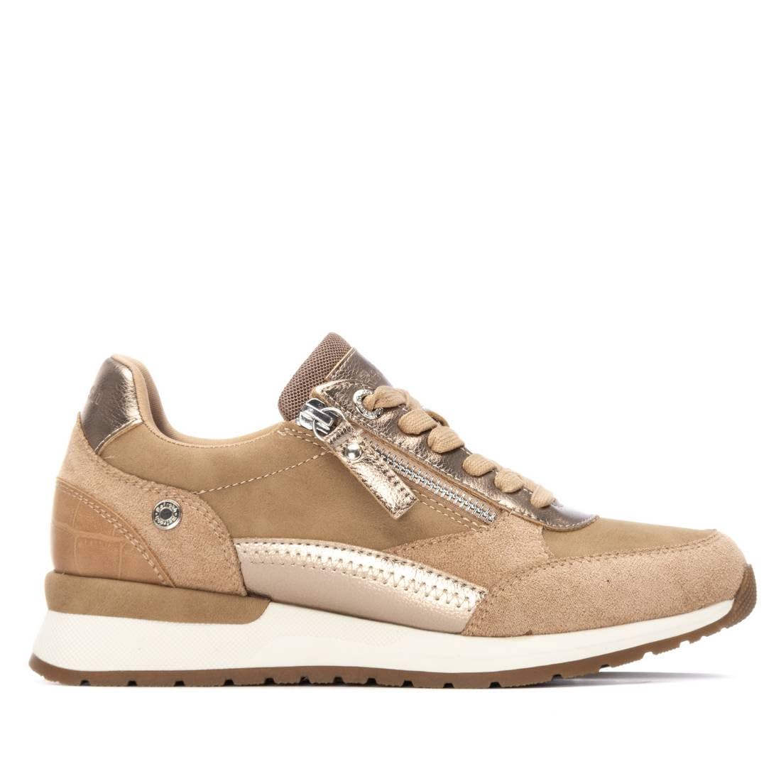 REFRESH - Zapatilla Mujer Beige - Calzado Cómodo y Versátil - Moda Casual - Modelo 17295901 (Talla 36)