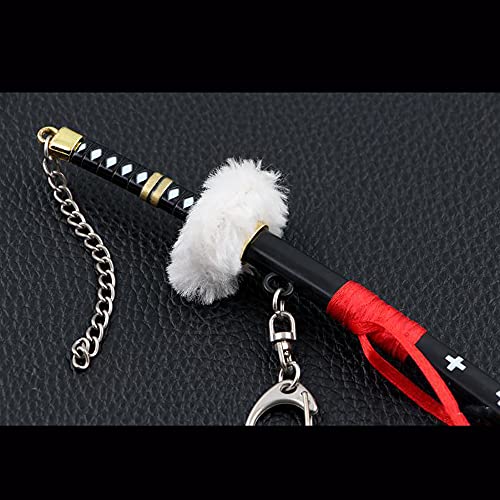 One Piece Sword Model Keychain,For Trafalgar Law,Cosplay Prop Accessory,Sword Weapon Model Metal Keychain For Anime Lovers #TOP2