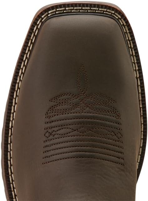 Ariat Men's Activator Waterproof Steel Toe Work Boot, Dark Brown/Green, 9.5 - Image 5