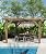 KYBOLT 10 X 12 Ft Wood Pergola with Retractable Sunshade Canopy, Solid Structure, Outdoor Pergola for Deck, Garden, Backyard - Charcoal Gray