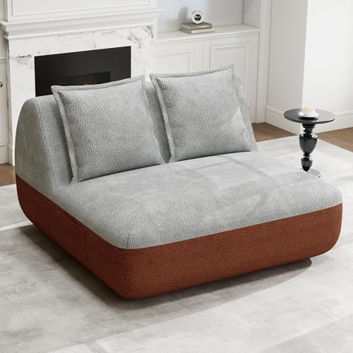 Listado de Sofás de dos plazas más recomendados. 47 Hobestluk Sofás Pequeños para Espacios Pequeños, Sofá de 2 Plazas de 106.7 cm Mini Loveseat Sillón sin Brazos con Bolsillo Lateral para Sala de Estar, Dormitorio, Dormitorio...
